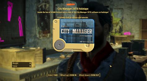 City Manager 2078 Holotape .